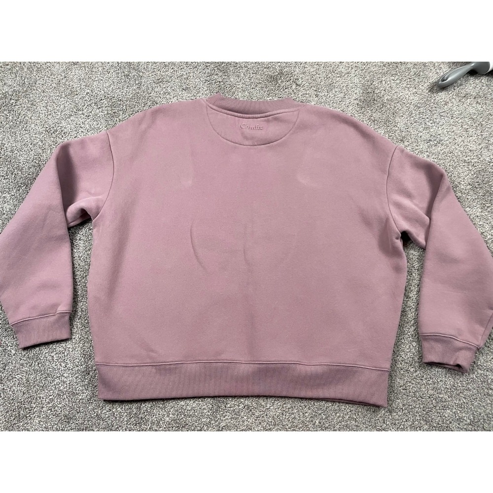 Comfrt Sweatshirt Womens Large Halo Purple Crewneck Classic Comfort Cozy Casual - Picture 2 of 8